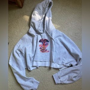 Boys Lie Cropped Hoodie